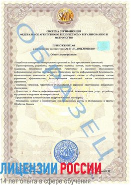 Образец сертификата соответствия (приложение) Юбилейный Сертификат ISO 27001